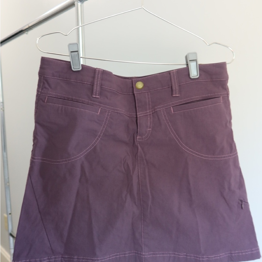 Athleta Purple A-Line Mini‎ Skirt Casual
